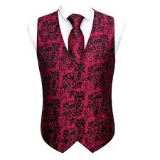 Men's Suit Vest Jacquard