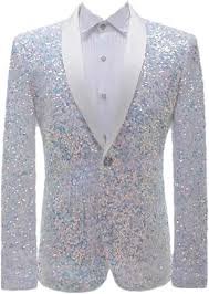 Men Suit Glitter Shawl