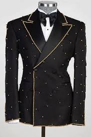 Men Business Gold Beading