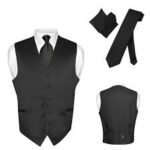 Suit Vest Neck Tie Set