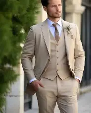 Fashion Champagne Suits